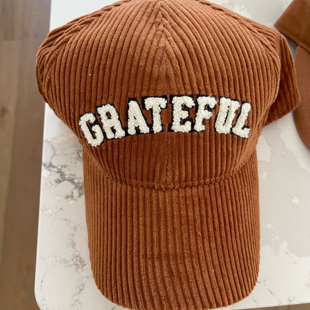 Grateful corduroy hat